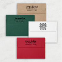 Christmas Holiday Address Stampers