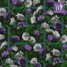 Purple Elegant Floral Roses  