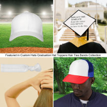 Custom Hats Graduation Hat Toppers Hair Ties Bands