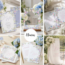 Love in Bloom Hydrangea Wedding Collection