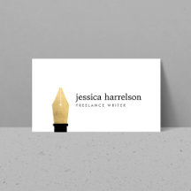 Business Cards for Authors and Writers