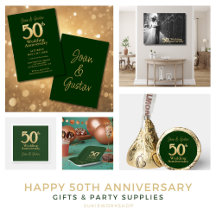 Happy 50th Anniversary - Gifts and Party Supplies