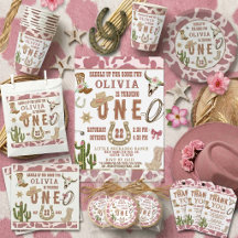First Rodeo Western Cowgirl 1st Birthday Party