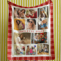 Photo Collage Blankets