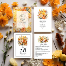 Yellow, Orange and Ivory