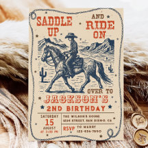 Rodeo Western Cowboy Birthday Party 
