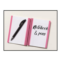 Notebooks & pens