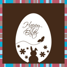 Modern Easter Egg Brown