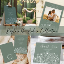 Wildflower Sage Green Wedding