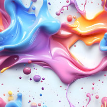 Swirling Paint Pattern