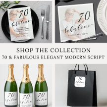 70 & Fabulous Script Seventieth Birthday Party 