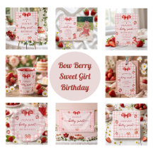 Bow Berry Sweet Girl Birthday