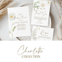 Charlotte • Gentle Daisy Petals Floral Baby Suite