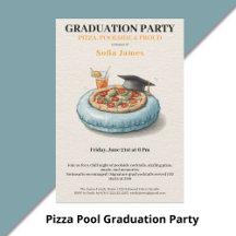 Pizza Pool Graduation Party 