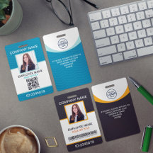 Custom Photo Corporate Employee Business Badge