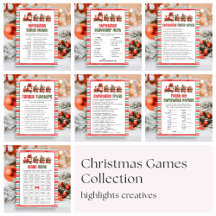 Cute Christmas Party Game Collection