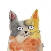 Watercolor Cats 