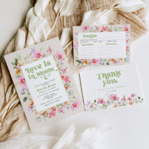 Wildflower summer meadow bridal shower