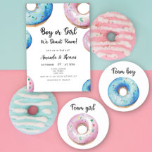 Donut Baby Shower and Gender Reveal