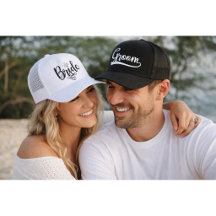 CAPS AND HATS FOR THE WEDDING PARTY