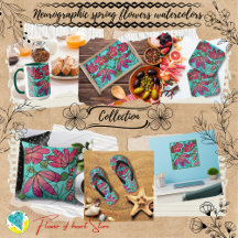 NEUROGRAPHIC SPRING FLOWERS WATERCOLORS 