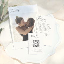 Simple, Modern & Minimalist Romantic Photo Wedding