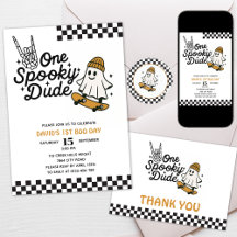 One Spooky Dude Birthday