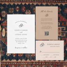 Minimalist Horseshoe Wedding