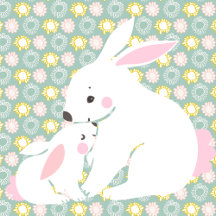 Cute Bunnies Baby Shower Collection