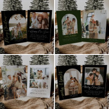 Gold Foil Elegant Christmas Cards