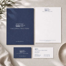 Unique Modern Home Logo Realtor Business Suite