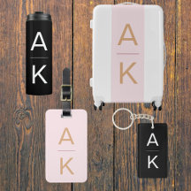 Modern Travel Equipment with Monogram