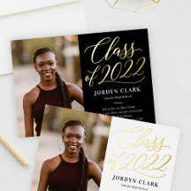 CLASS OF 2022 Modern Graduation Cards