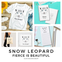 Snow Leopard - Fierce is Beautiful