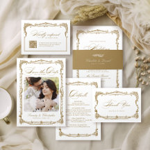Classic Script Vintage Wedding