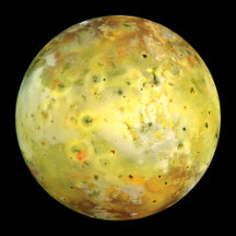 View of Io (moon of Jupiter)