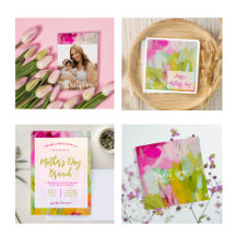 Elegant Modern Colorful Garden Mother's Day