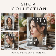 Magazine Cover Birthday Party