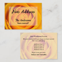 New Address Cards