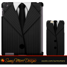 Gray or Grey Pinstripe Suit and Tie Collection