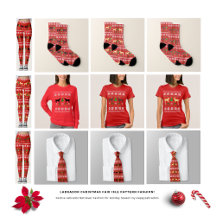 Labrador Christmas Fair Isle Pattern Fashion!