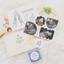 Playful Shapes Photo Collage Modern Christmas