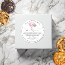 Watercolor Pink Mixer Bakery Business