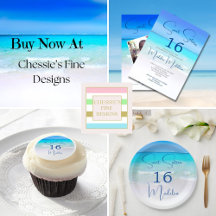 16th Birthday Sweet Sixteen Beach Blue Suite