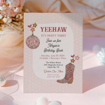 Pink Western Cowgirl Party Collection