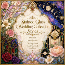 Stained Glass Wedding Collection Styles