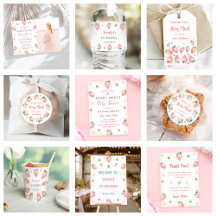 Strawberry Birthday Party 1