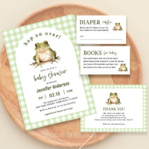 Hop On Over Frog Baby Shower