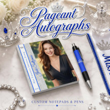 Pageant Autograph Pads Notepads