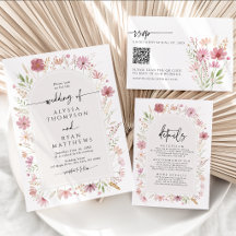 Autumn Wildflower Wedding